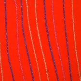 Csíkos fürdőruha anyag - RED